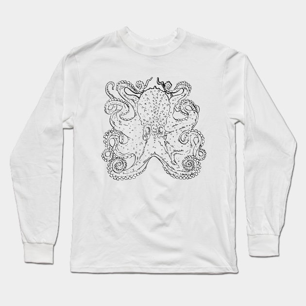 octopus Long Sleeve T-Shirt by apokatastasis